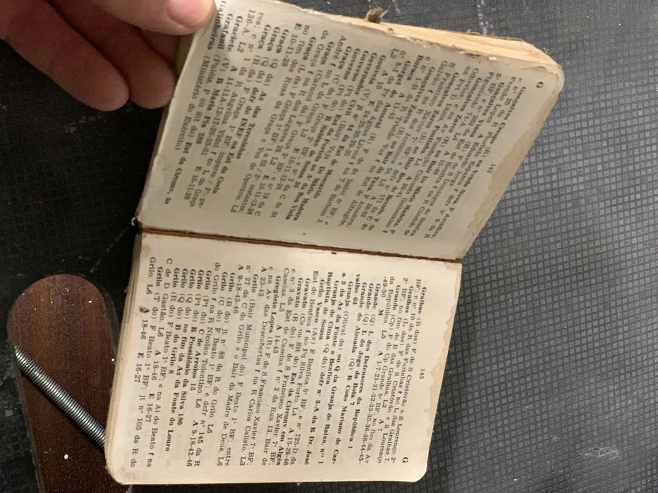 Livro antigo Lisboa