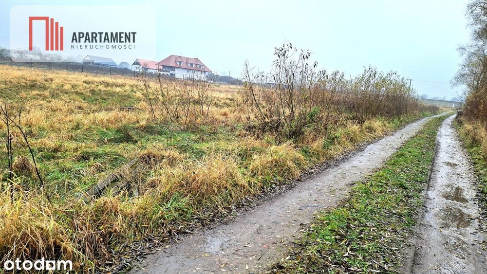 Olimpin–duża działka 1217m², media w drodze, Mpzp