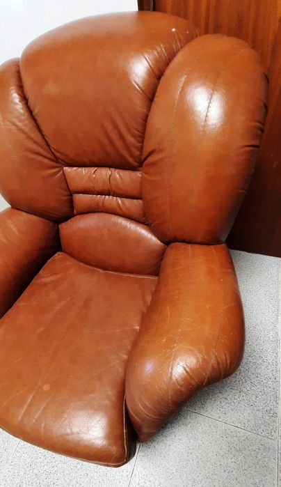 Cadeirão / sofá castanho