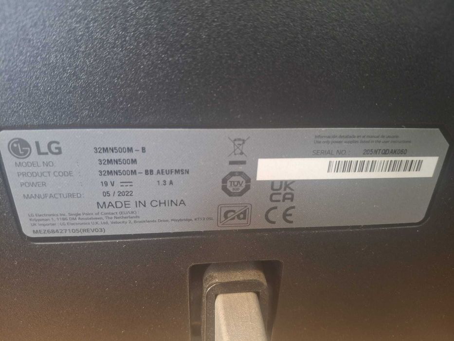 Monitor LG 32MN500M-B