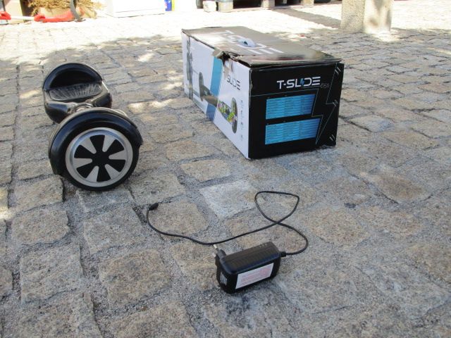 Hoverboard T-SLIDE 65s preto + capas de proteção