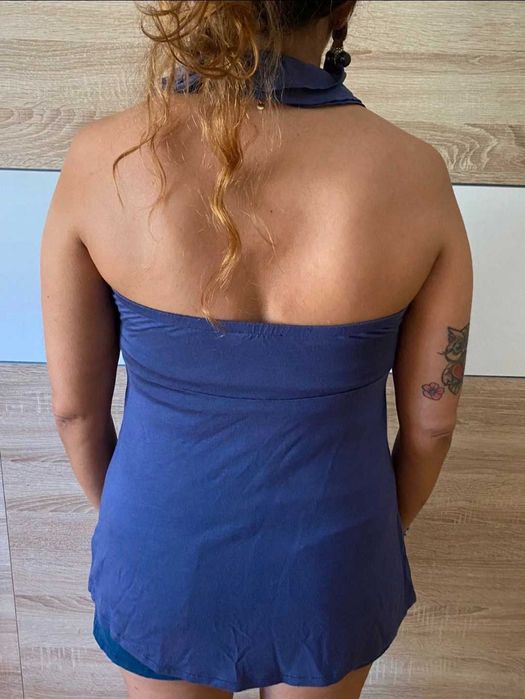 Top Elegante sem alças