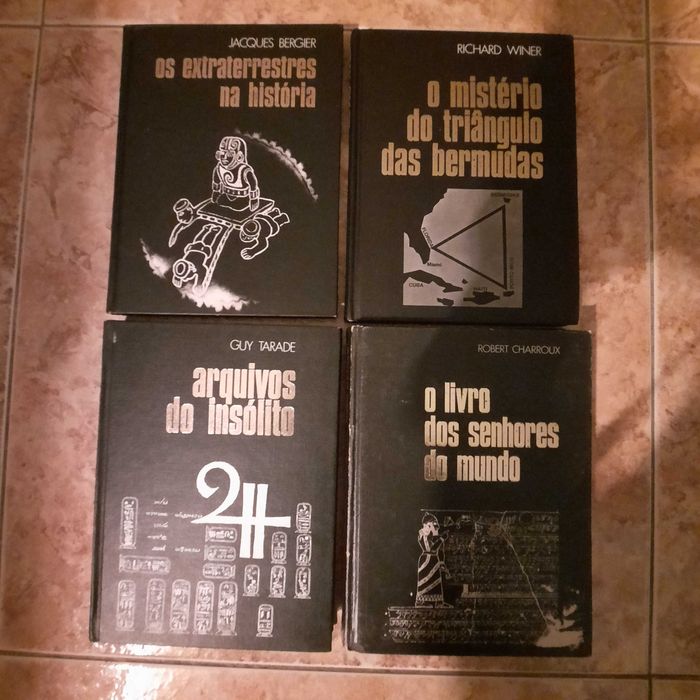 Conjunto de livros da colecção Mistérios do Mundo