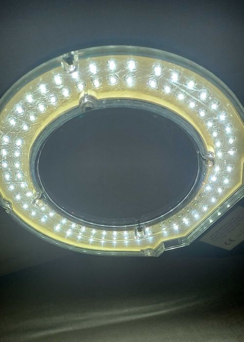 Лампа зі збільшувальним склом 8D 60LED SMD ЧОРНА