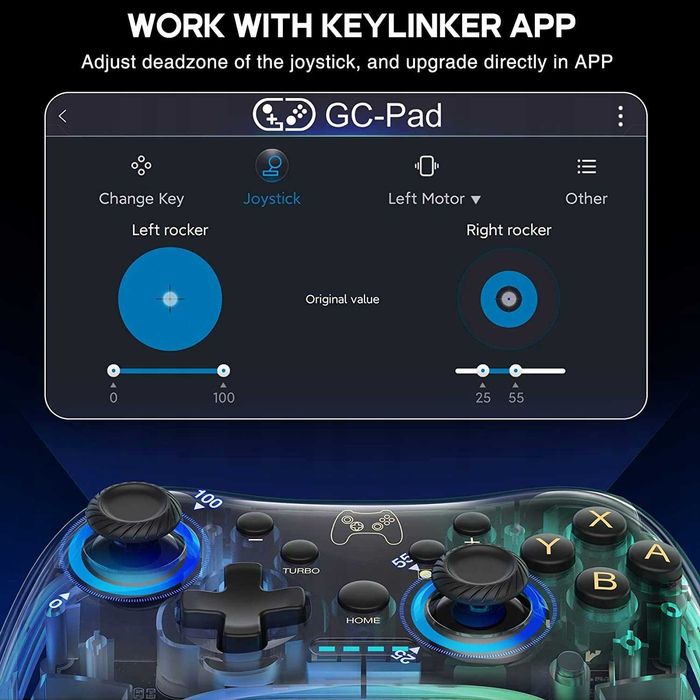 RGB LED PAD pad kontroler pro do PC Switch