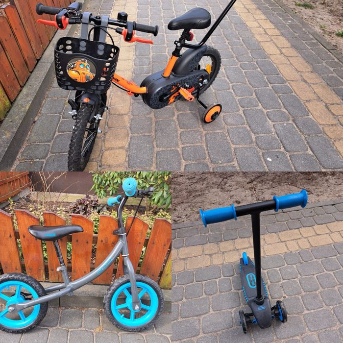 Rower+ rower biegowy+ hulajnoga