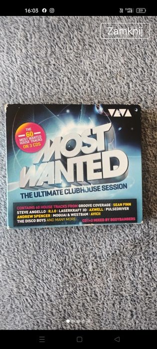 Płyta CD 3xCD Most Wanted Clubhouse session 2011