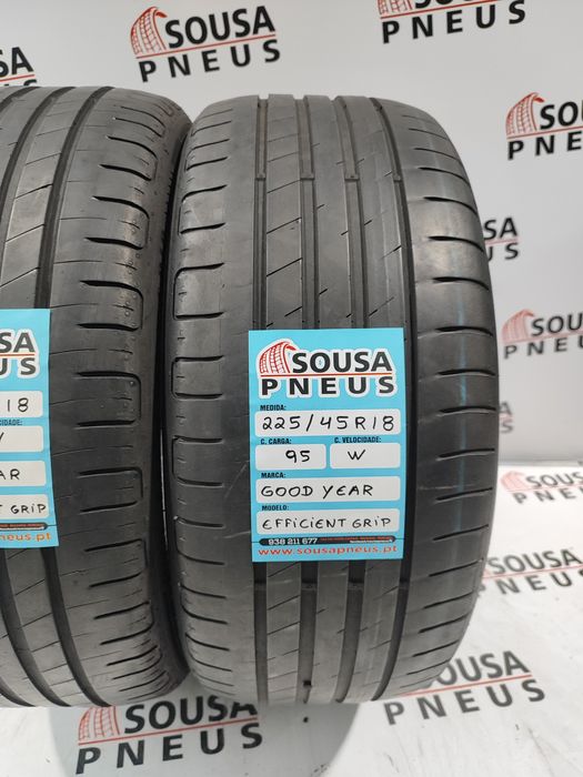 2 pneus semi novos 225-45R18 Goodyear - Oferta dos Portes