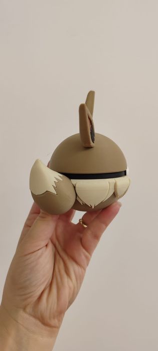 Eevee pokeball pokemon 3d