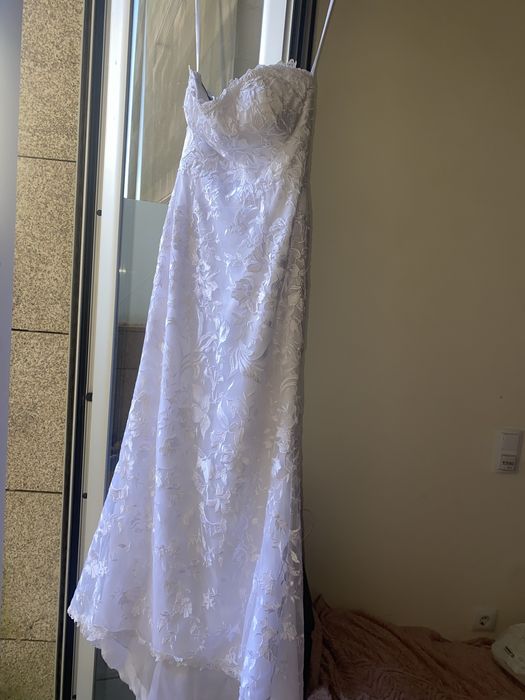 Vestido de Noiva + Véu de Noiva 2 M