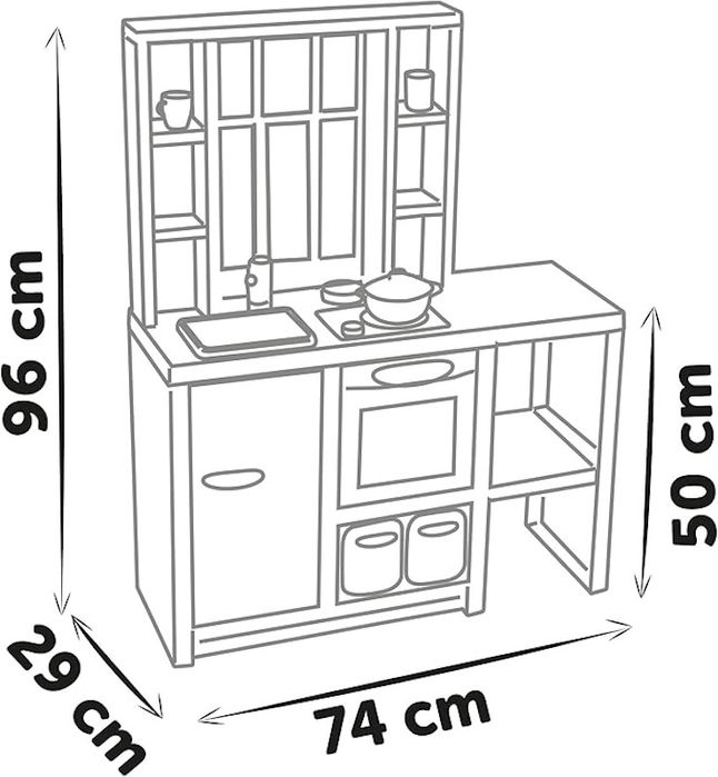 Інтерактивна кухня «Лофт»  рожева  7600312602 Smoby Смобі