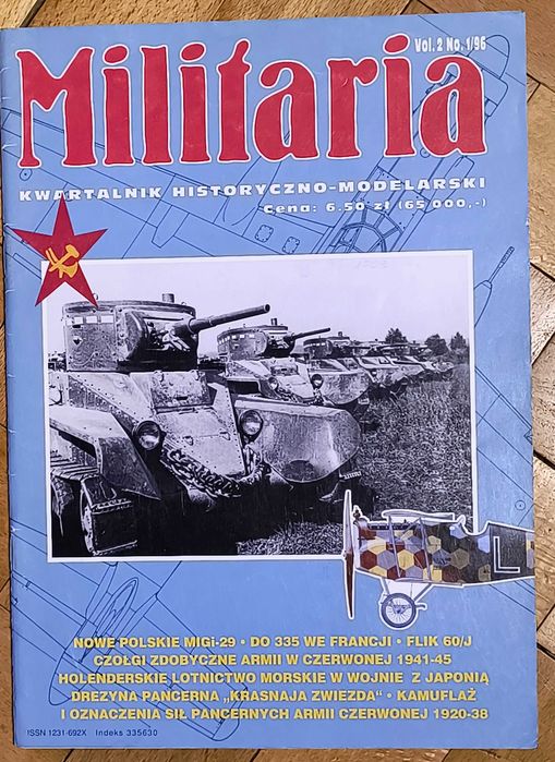 "Militaria" Kwartalnik historyczno - modelarski nr 1/96