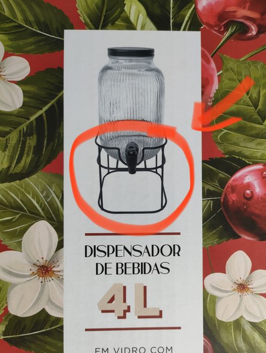 Base, apoio de metal de dispensador de bebidas