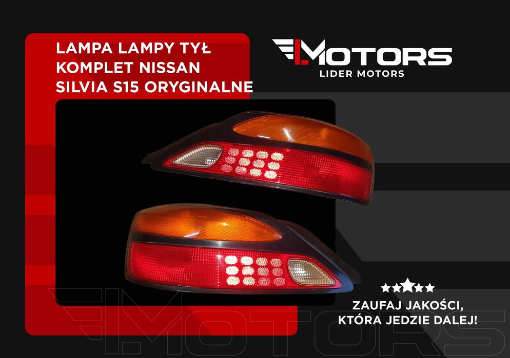 Lampa lampy tył komplet Nissan Silvia S15 oryginalne