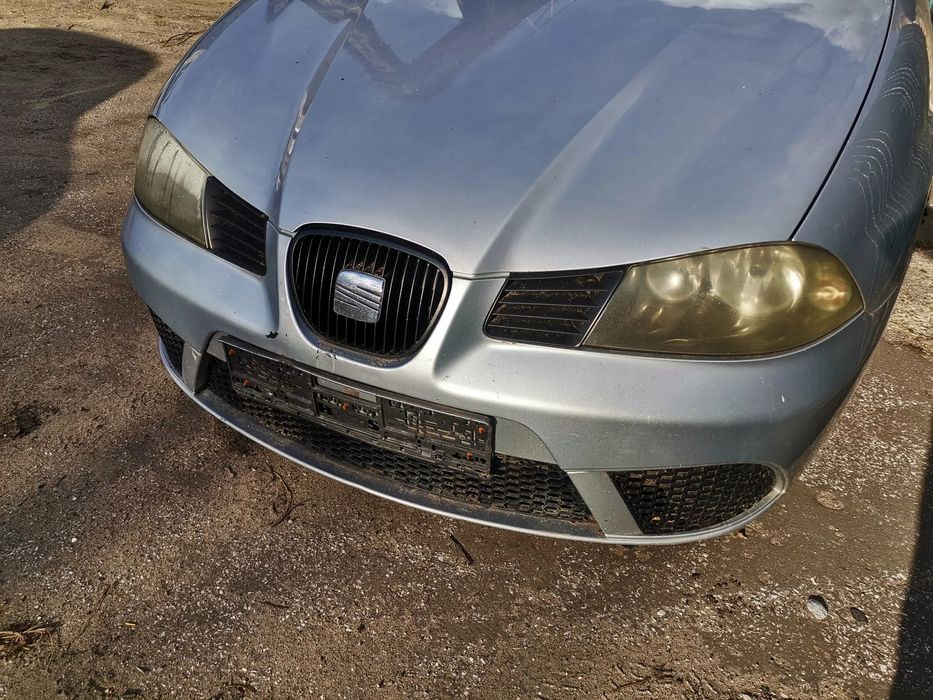 Seat Ibiza III maska zderzak drzwi lampa chlodnica fotel maglownica blotnik silnik kod lakieru LS7N