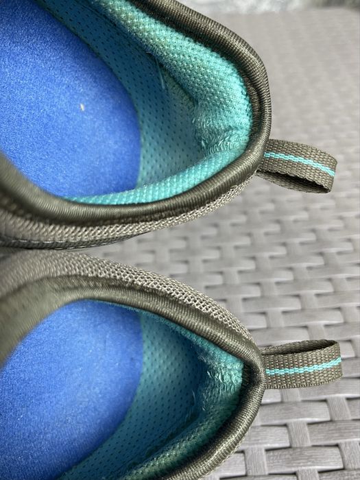 Ecco кроссовки кеды мокасины 41 размер кожаные серые