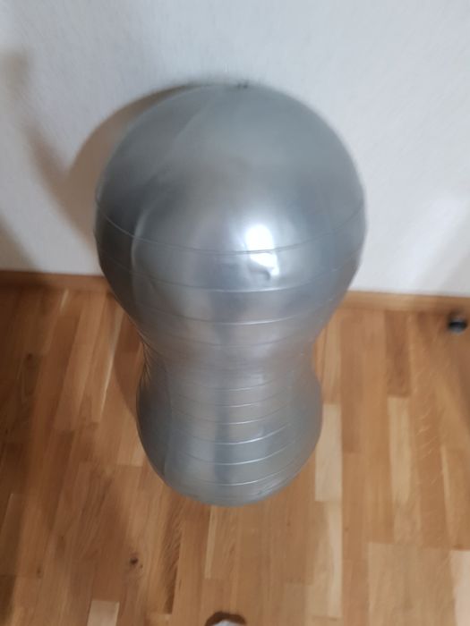 М'яч для фітнесу Арахіс (фітбол) 50х100см сірий