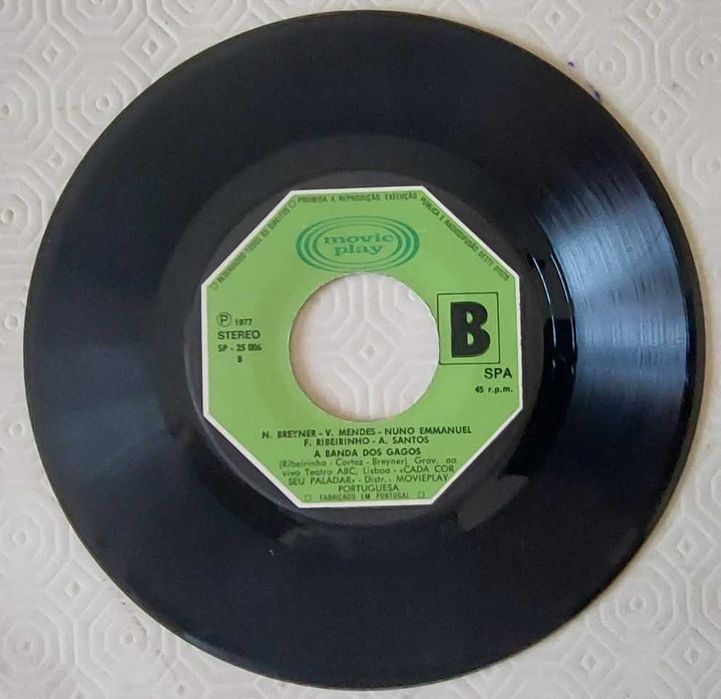 Disco A Banda dos Gagos - Gravado Ao Vivo no Teatro ABC Em Lisboa