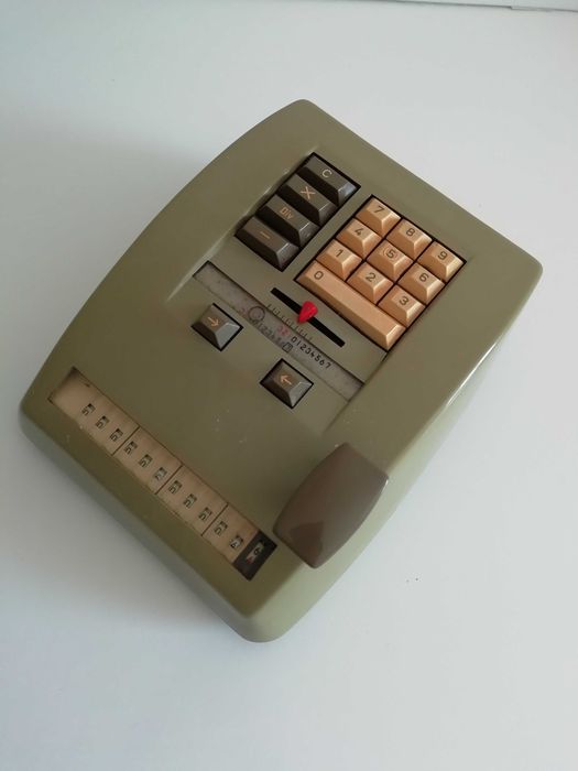 Antiga máquina de calcular mecánica Carlsen Contex 10