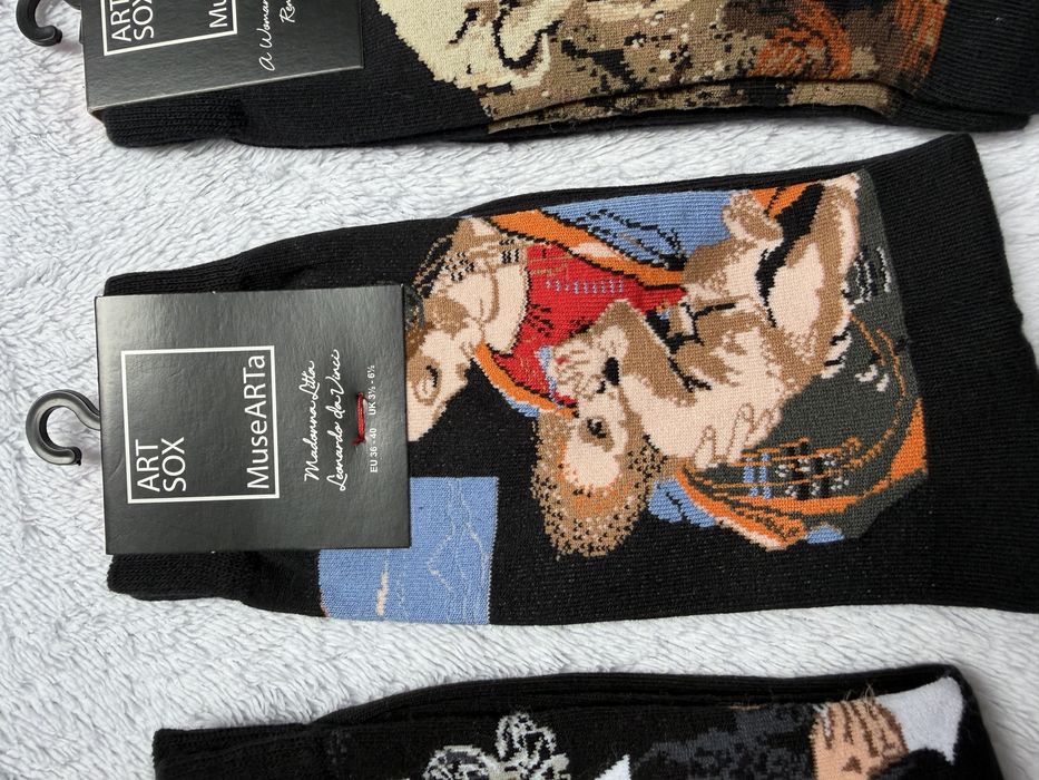Artsox Musearta skarpety skarpetki 36/43 dzielo sztuki na ubraniu