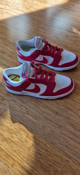 Buty NIKE biało-czerwone