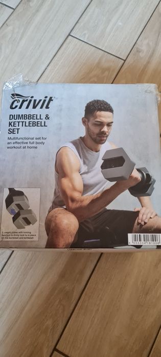 Zestaw hantli z kettlebell