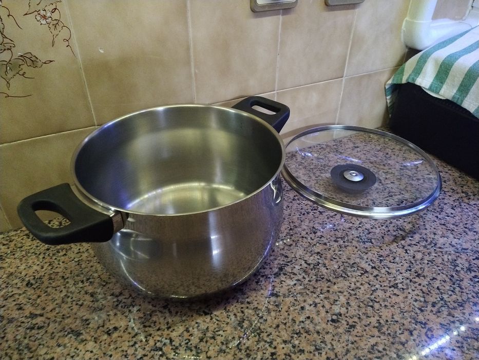 Panela tacho de inox cozinha casa quarto apartamento vivenda escritório gabinete carro