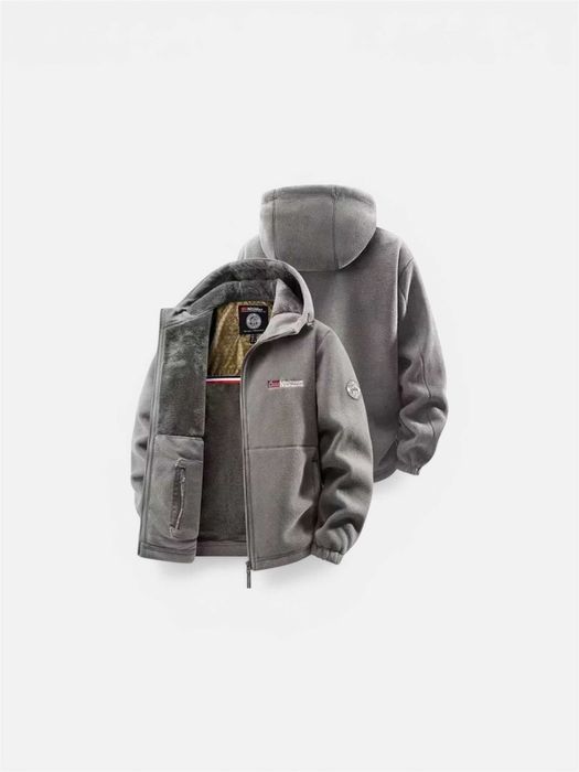 Тепла флісова кофта з капюшоном XL XXL