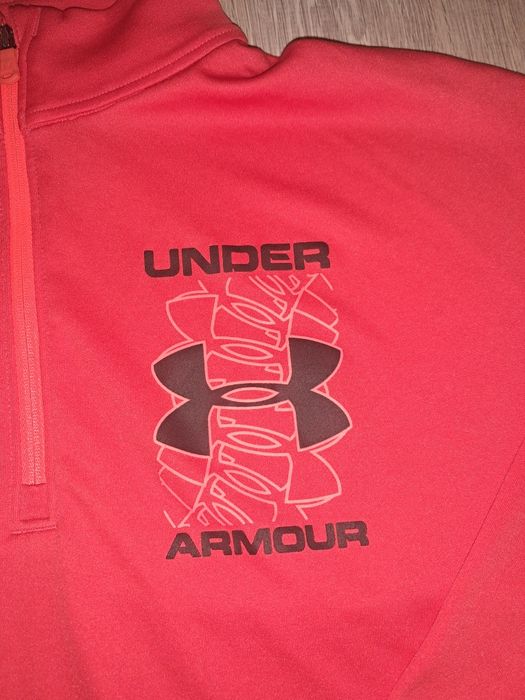 Червоний лонгслів Under Armour