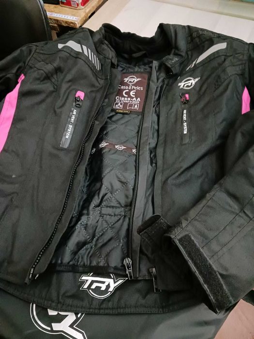 Vende-se blusão de mota feminino da marca Try