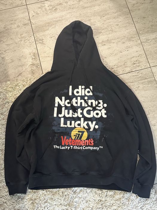 Vetements худі i did nothing vetements
