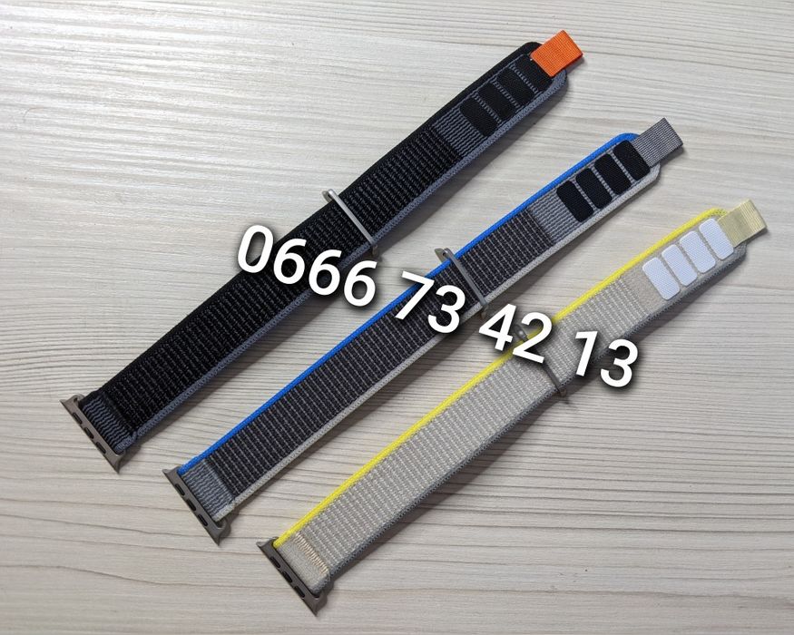 Ремешок нейлоновый спортивный на Apple Watch Ultra ремінець