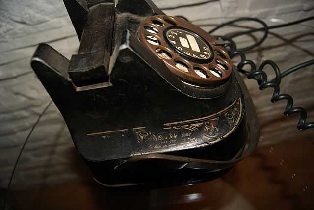 Telefon Bell Telephone MFB Company bakelit