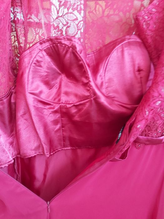 Vestido comprido vermelho