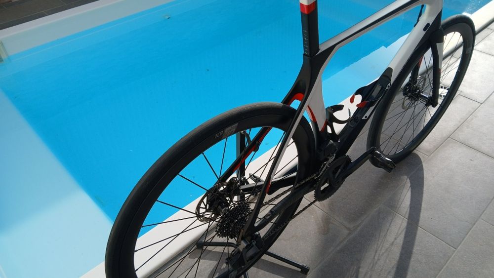 Bicicleta de estrada Full Carbono Olympia Boost 2x12v Sram Axs, Rodas em Carbono