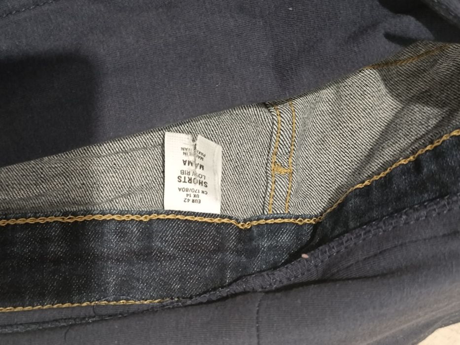 Ciążowe spodenki jeansowe rozm. 42