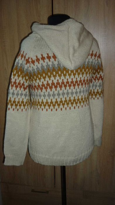 Saltrock- damski sweter z wełną i kapturem  r; XL
