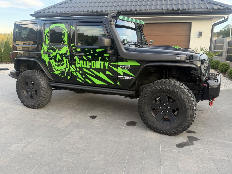 JEEP Wrangler JK Rubicon  2013r 3.6 LPG Call of Duty  automat kola 37” lift 4” ledy wyciagarka