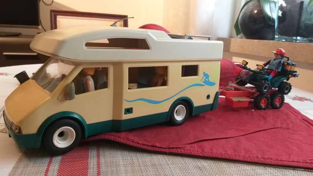 Playmobil caravana e mota