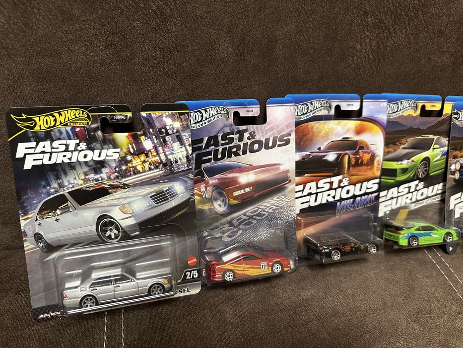 Hot wheels fast furious колекція