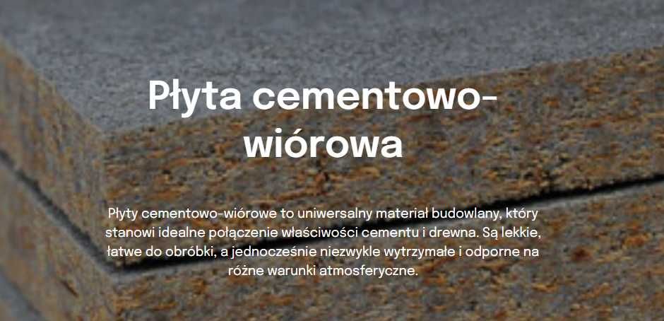 Płyty Cementowo Wiórowe