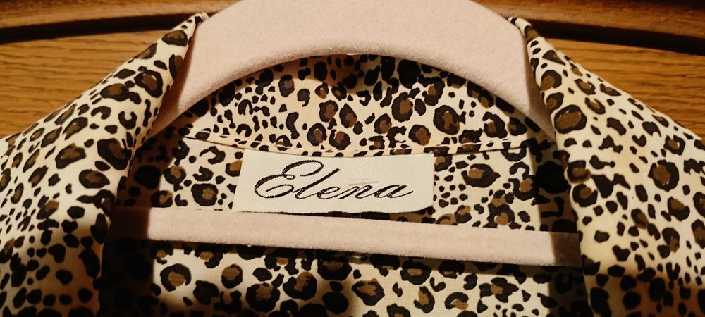 Bluzka w cętki, panterka  XL