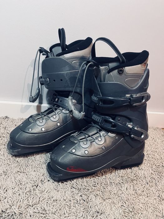 Szare buty narciarskie 41 rozm Salomon wkladka 26 cm