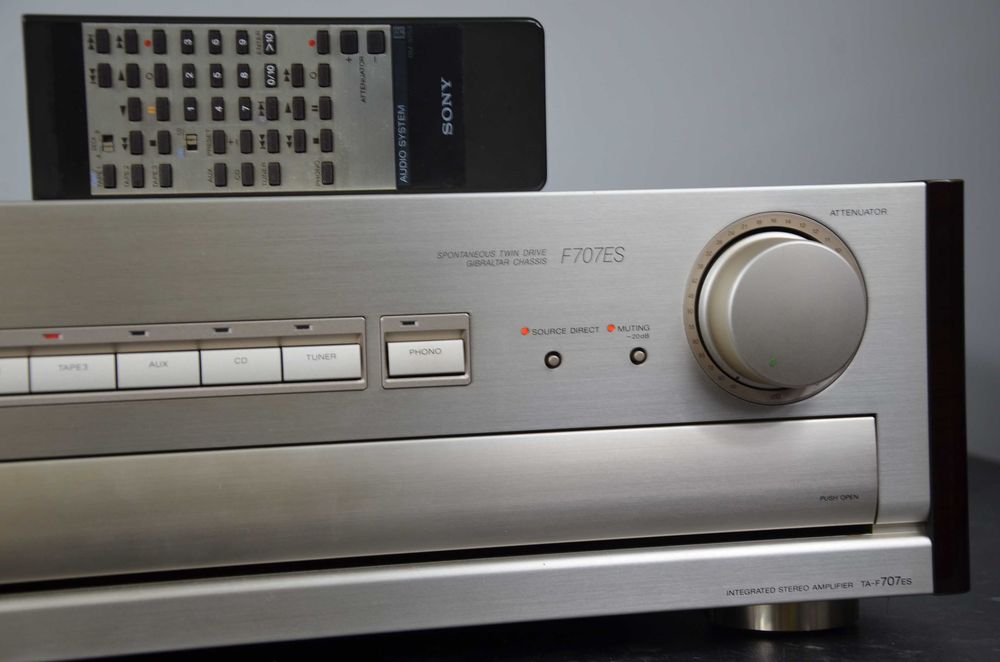 Wzmacniacz SONY TA-F707ES PILOT SUPER STAN Okazja Japan