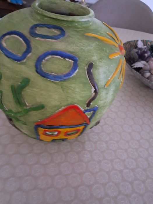 Vaso decorativo verde