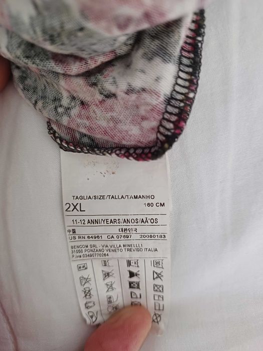 Vestido Benetton Criança 11/12 Anos 2XL 1,60 Cms