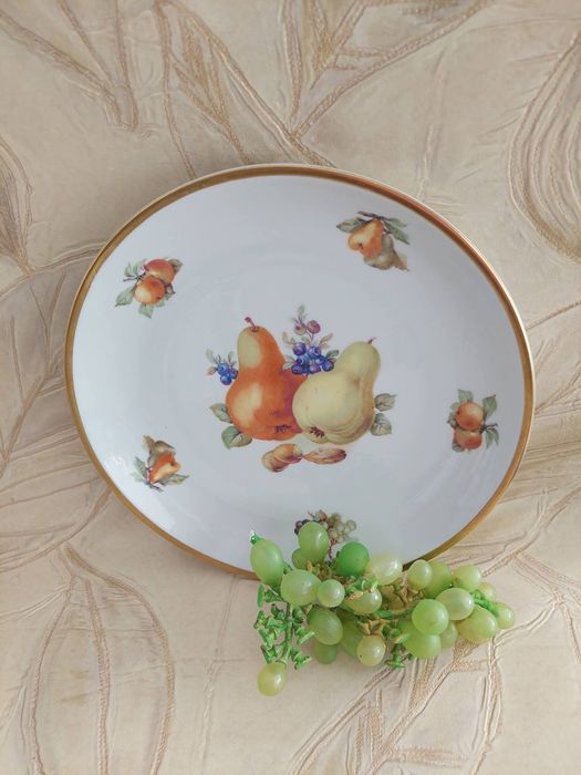 Furstenberg Harvel, efektowna misa, patera, owocarka. Biała porcelana