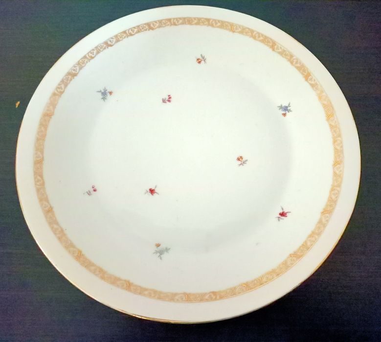 Talerz Chodzież delikatnie kwiatki