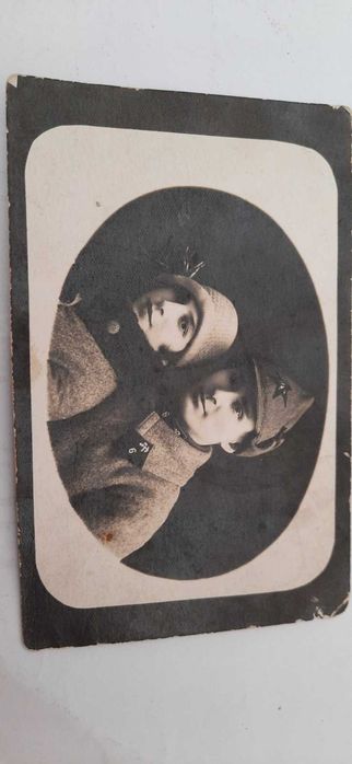 оригинальное  фото красноармеец в буденовке с девушкой СССР Киев 1930