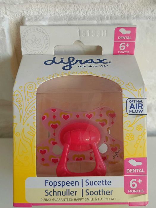 Difrax Smoczek anatomiczny ortodontyczy 6-12 miesięcy SERCA